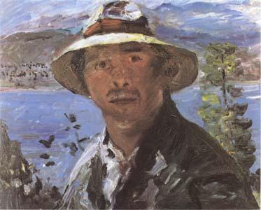 Lovis Corinth Self-Portrait with Straw Hat (mk09)